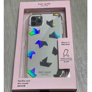 Kate spade Paper Boats Iphone 11 PRO MAX Clear Case